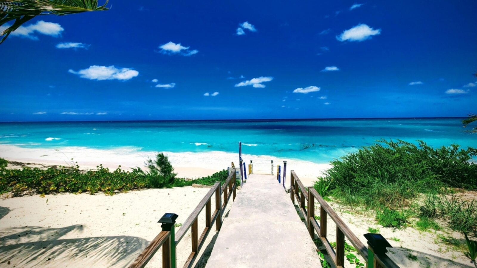 Powder-white sand beach